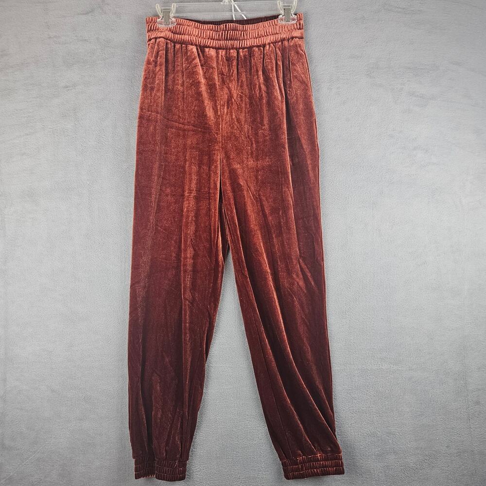Baltic Born Archie Velvet Jogger Pants Cinnamon Size Small
